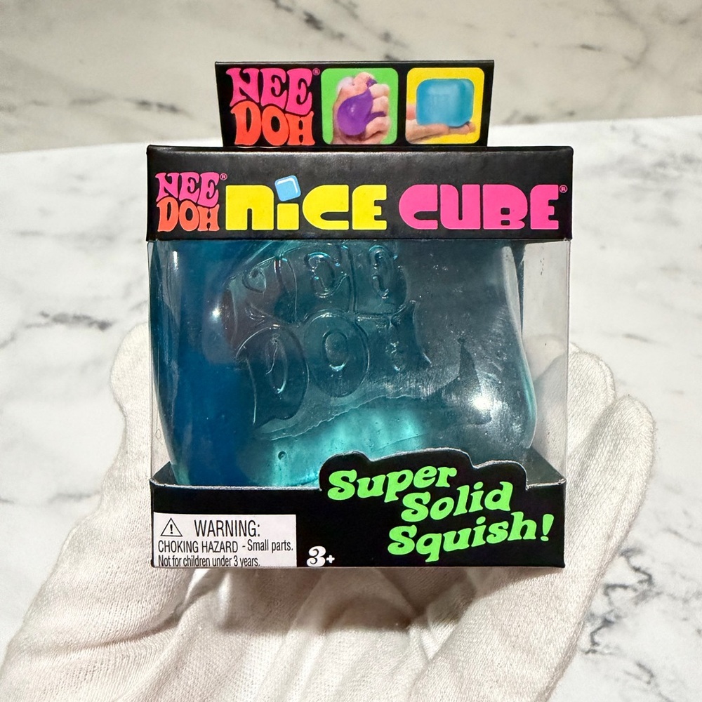 LAST ONE! NeeDoh Nice Cube BLUE